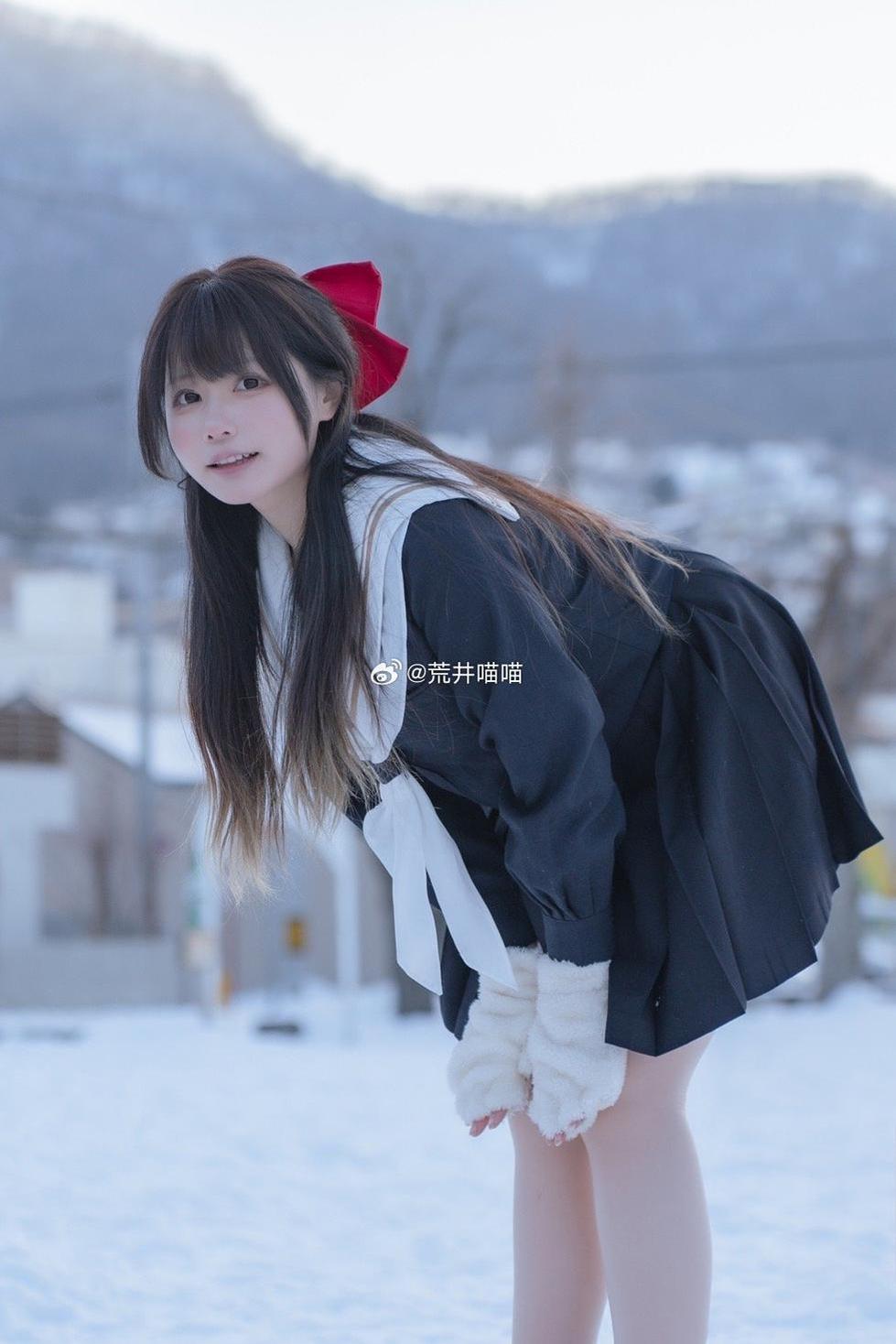 nyako喵子酒红色睡袍原图首次公开